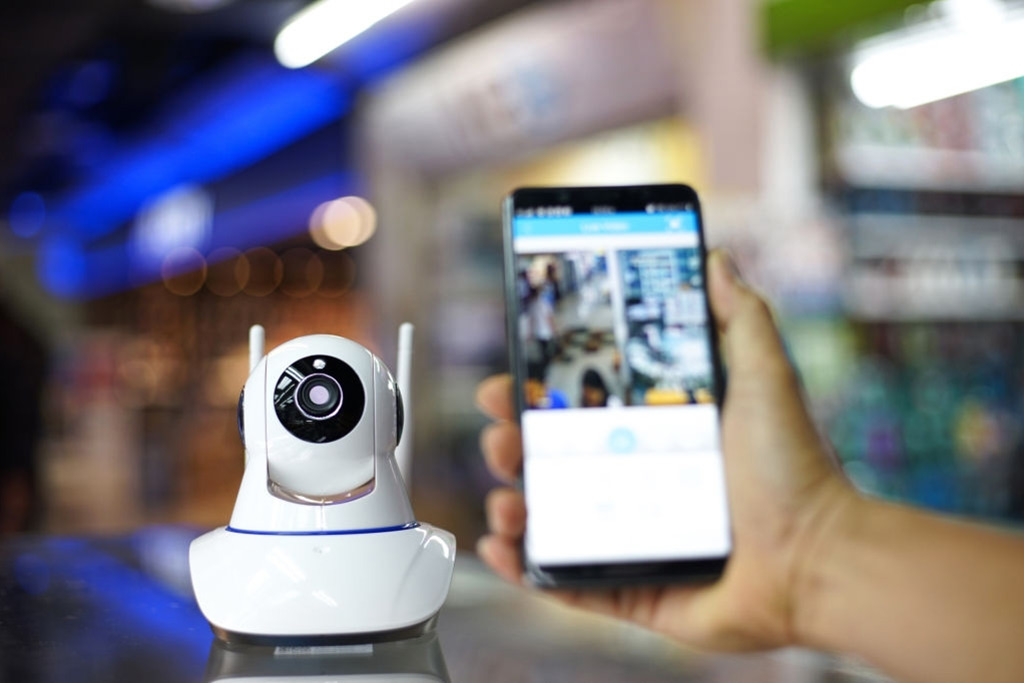 Wiguard background showing smart surveillance technology