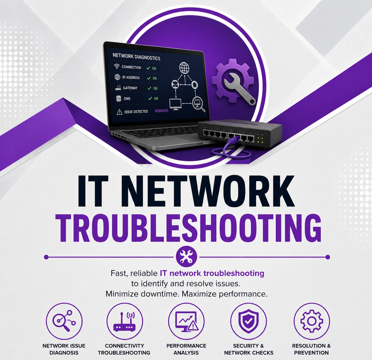 Network & Device Troubleshooting (Laptop, PC & Smart TV)