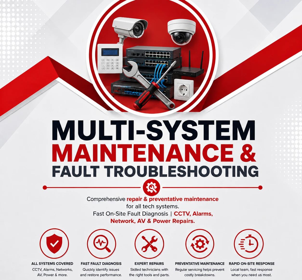 Multi-System Maintenance & Fault Troubleshooting